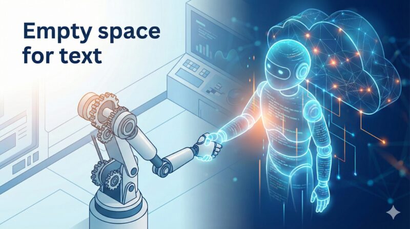 物理的な「ロボット」とデジタルな「ボット」が握手を交わす